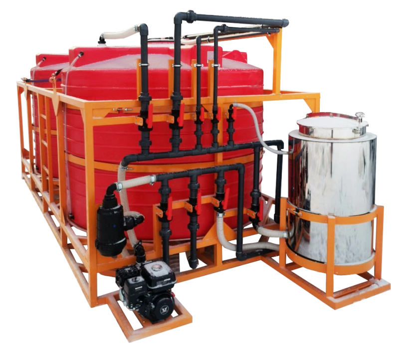 Поставка двух мобильных растворных узлов в Иркутскую область