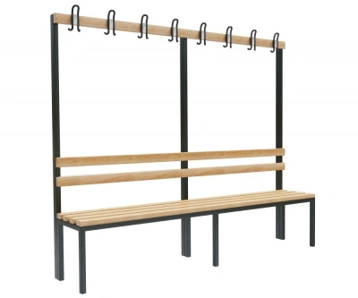 Скамейка с вешалкой для раздевалок «Бэйсик Дуо»
