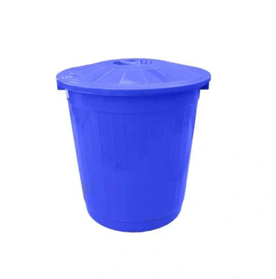 Бак пластиковый с крышкой 60 л синий