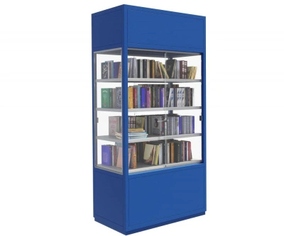 Витрина уличная «Буккроссинг» синяя