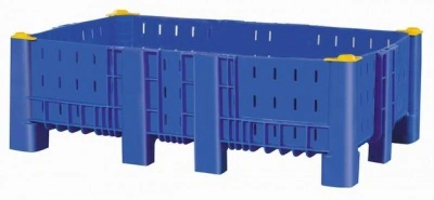 Большой пластиковый контейнер Модель 1600, 1600х1050х430 мм перфорированный SH - 430