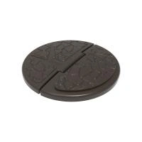 Крышка колодца Rostok складная коричневая