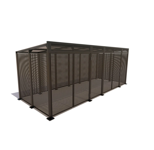 Контейнерная площадка для ТБО-4 перфорация