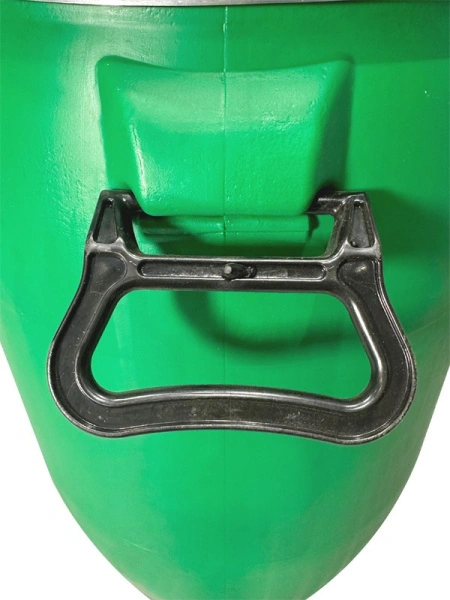 Бочка 65л. круглая, с крышкой и обручем, код: 27890