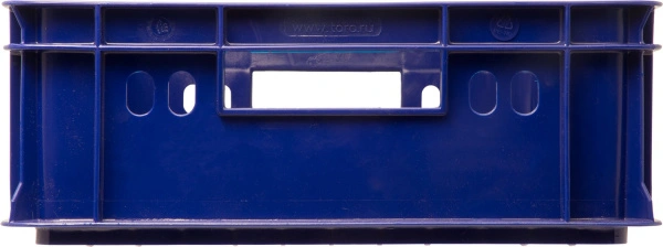 Ящик перфорированный 600×400×150, арт.: 418, объём 28, синий, код: 15657
