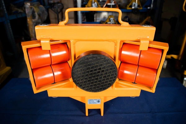 Роликовая платформа поворотная TOR X8 г/п 8 т (с ручкой)