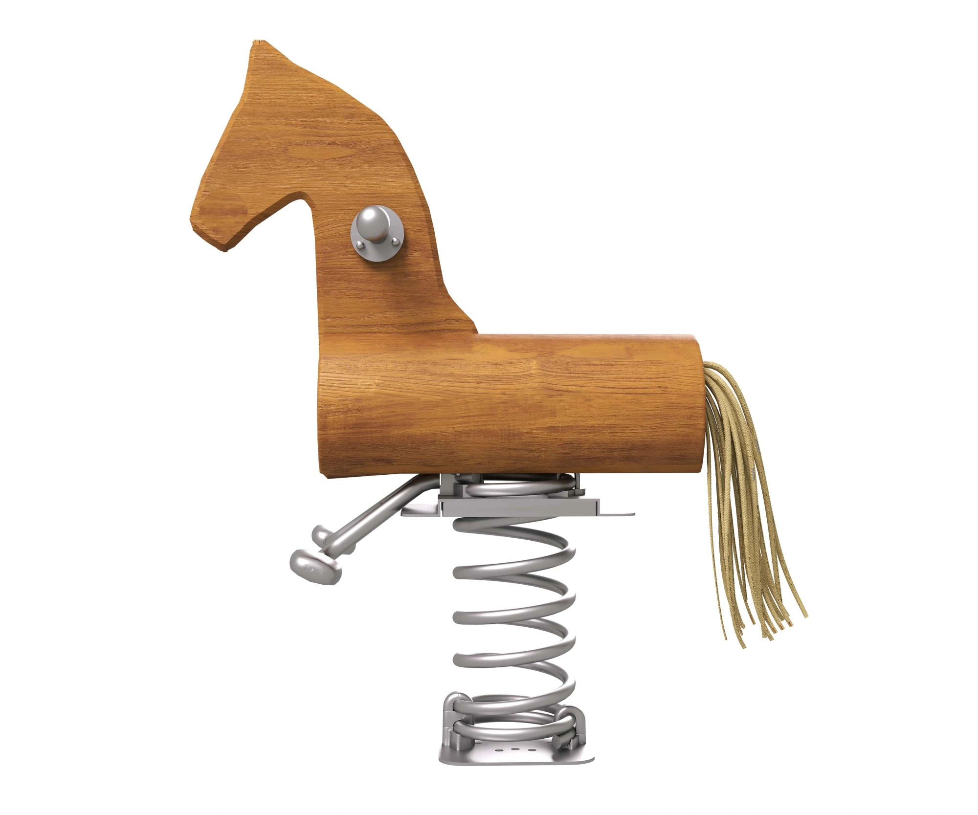 Качалка на пружине HARDWOOD «Конь»