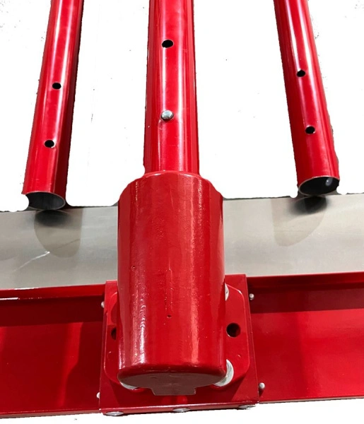 Гладилка для бетона нержавеющая сталь, лезвия 1200 х 300 мм, ручка 1800 мм TOR DMZ-B30