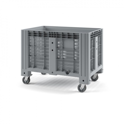 Контейнер iBox 1200х800х800 на колесах с краном 1"