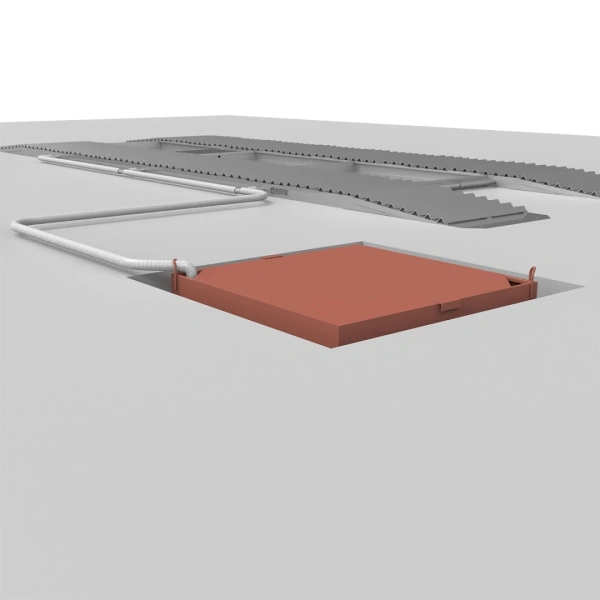 Эстакада металлическая Каскад Комфорт, разборная, 8м, усиленная, грузоподъемность 70т, серая