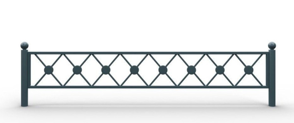 Ограждение стальное 0.7 Секция